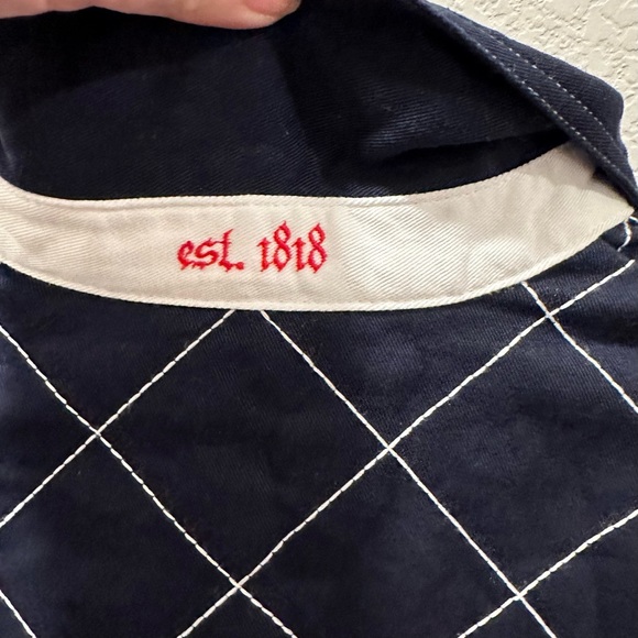 Brooks Brothers 1818 long sleeve patch detail rugby shirt - Picture 5 of 7